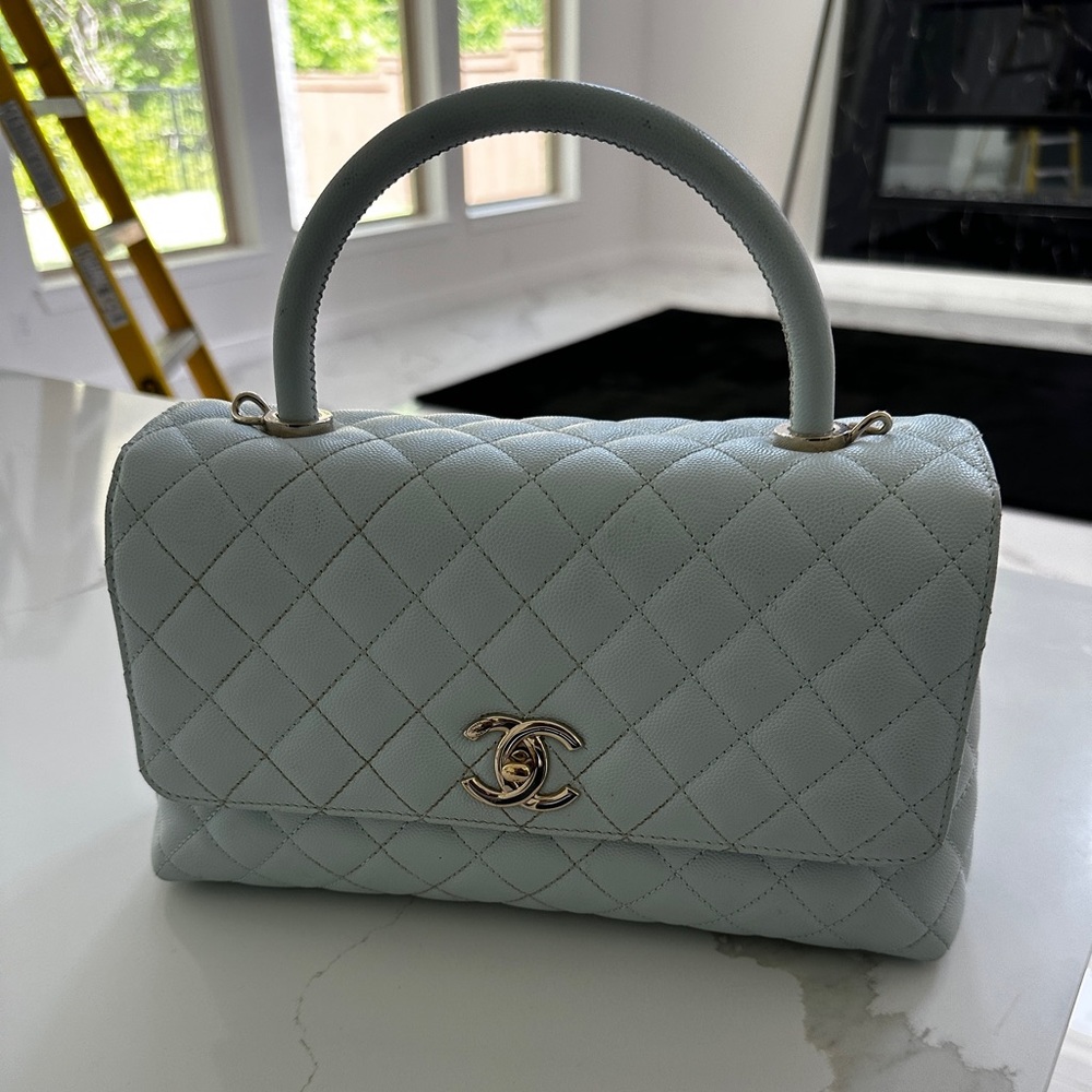 Coco Chanel top handle bag 100% authentic - Picture 9 of 16